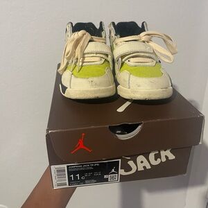 Jump Kids Sneakers - Cream and Green